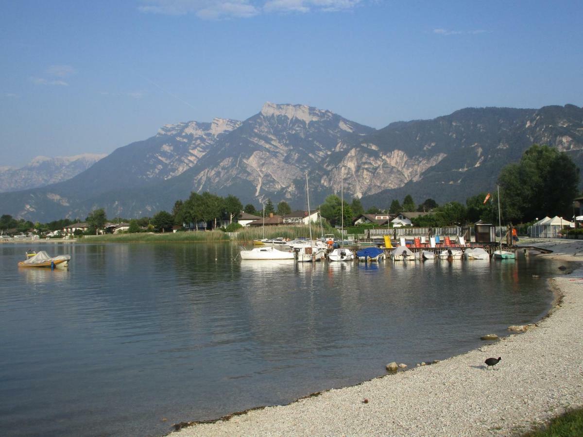 Ferienwohnung La Perla Del Lago Calceranica al Lago Exterior foto